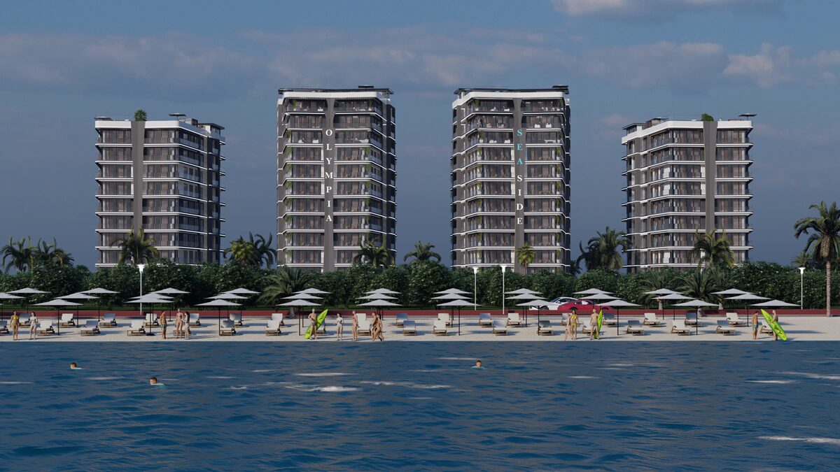 Luxury project with walking distance to the beach in Gaziveren, Northern Cyprus