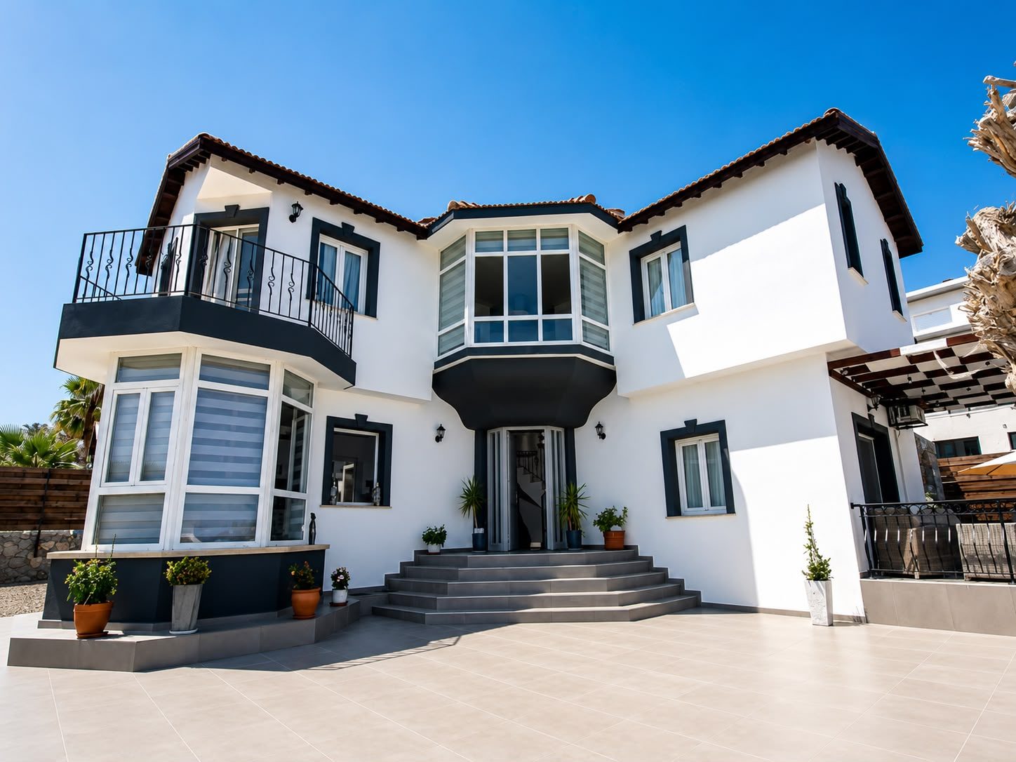 Villa mit Meerblick (3+1) zu verkaufen in Esentepe, Nordzypern